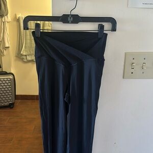 Aerie offline flare black cross over leggings